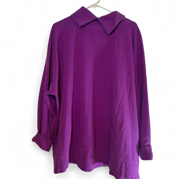 J. Jill Rich Purple Cowl Neck Sweater - Picture 4 of 5